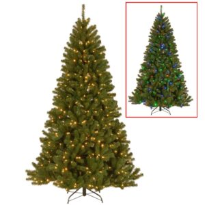 National Tree Company 7.5 ft. PowerConnect North Valley Spruce Artificial Christmas Tree with Dual Color LED Lights