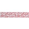 Northlight 2.5 in. x 16 yds. White and Red Candy Cane Wired Craft Ribbon