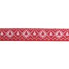 Northlight 2.5 in. x 16 yds. Red and White Nordic Tree Wired Craft Ribbon