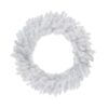 Northlight 30 in. Battery Operated Pre-Lit  LED Artificial Christmas Wreath with Multi-Lights in Snow White