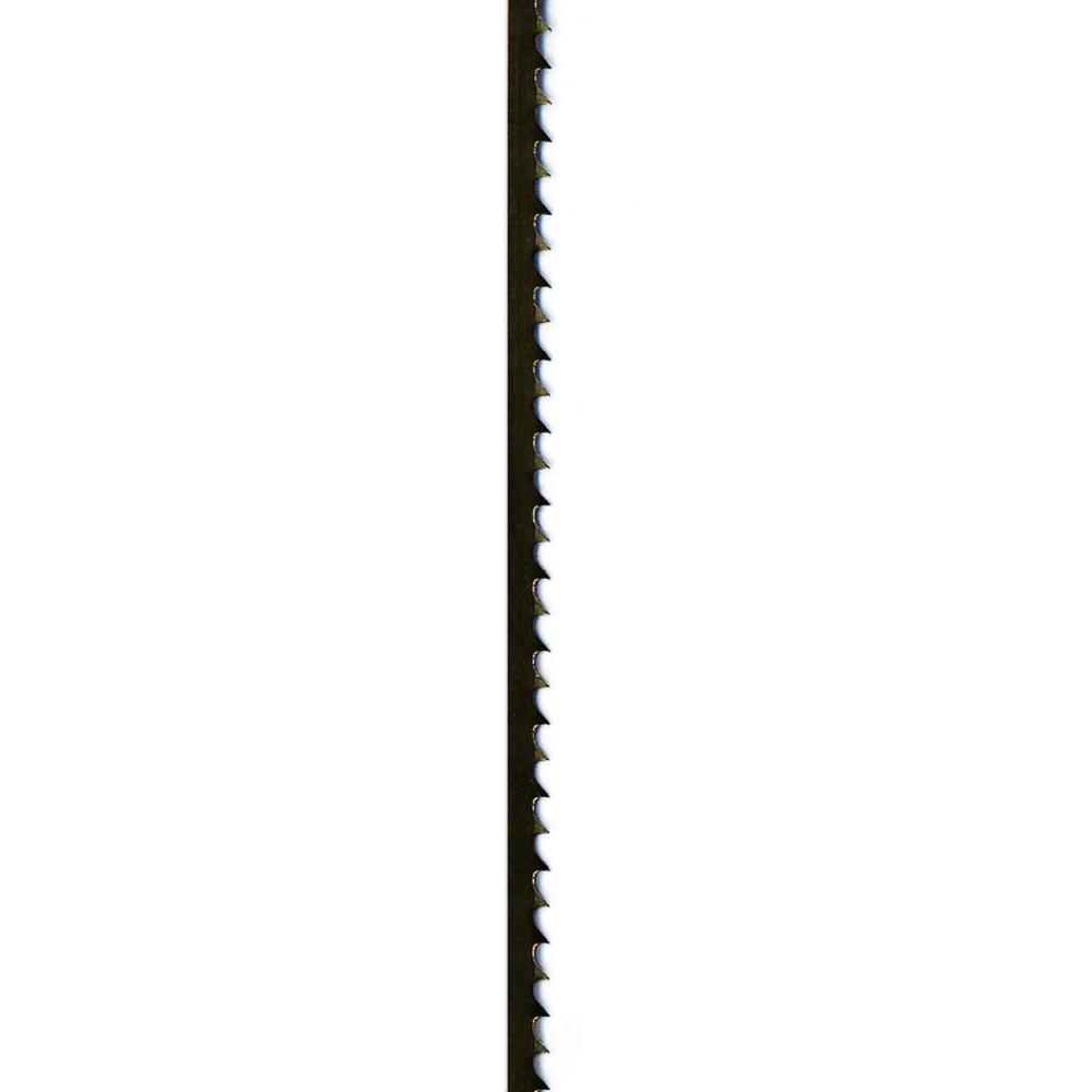 Olson Saw 5 in. L Pin End x 0.070 in. W x 0.010 in. T with 18.5 TPI High Carbon Steel Scroll Saw Blade