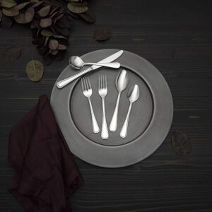 Oneida New Rim Silver 18/10 Stainless Steel A.D. Coffee Spoon (12-Pack)