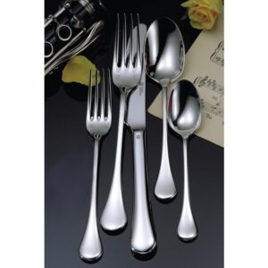 Oneida Puccini 18/10 Stainless Steel Teaspoons, European Size (Set of 12)