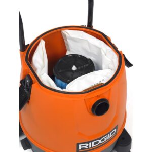RIDGID 16 Gal. 6.5-Peak HP Motor-On-Bottom Wet/Dry Shop Vacuum with Fine Dust Filter, Hose and Accessories