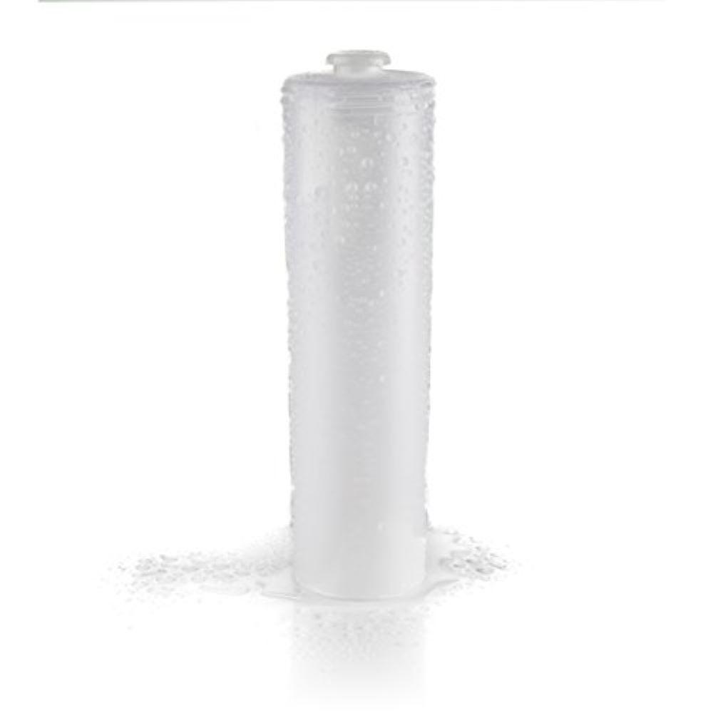 Ovente 84 fl. oz. Clear Pitcher with Removable Fruit Infuser Rod and Ice Rod, Non-Slip Handle, Drip-Free Spout