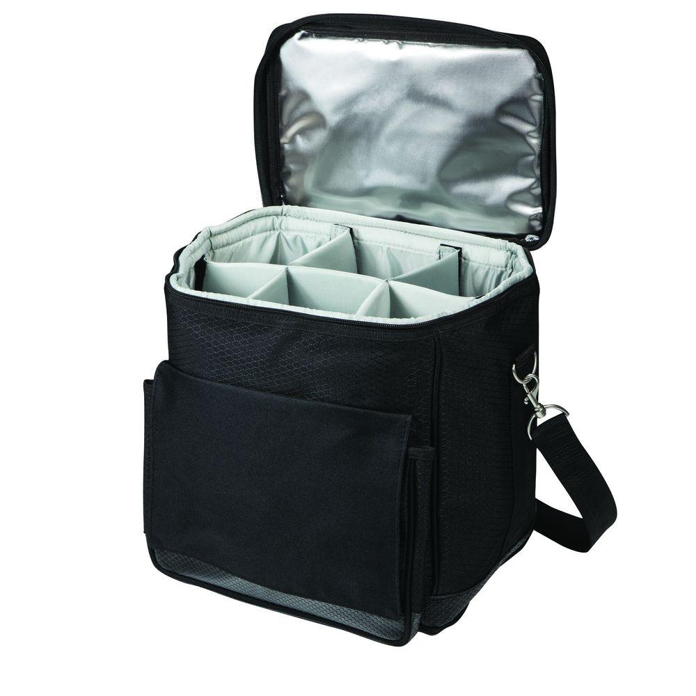 Picnic Time Cellar Wine Tote/Cooler with Trolley