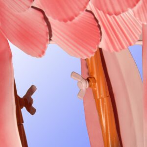 National Tree Company 32 in. Metal Pink Flamingo