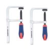 POWERTEC 5-3/8 in. Quick Screw Guide Rail Clamp with 2-3/8 in. Throat Depth (2-Pack)