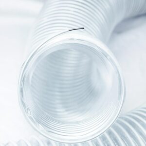 POWERTEC 3 in. x 20 ft. Clear Vue Heavy Duty Flexible PVC Dust Collection Hose