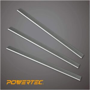 POWERTEC 15 in. x 1 in. x 1/8 in. High-Speed Steel Planer Knives (Set of 3)