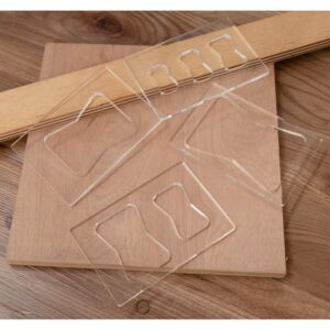 POWERTEC Butterfly Inlay Template (4-Piece)