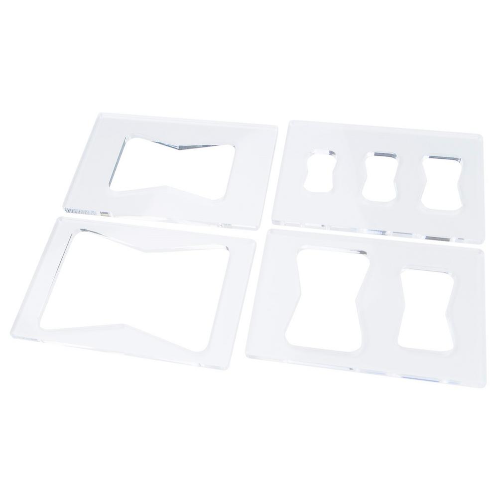 POWERTEC Butterfly Inlay Template (4-Piece)