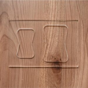 POWERTEC Butterfly Inlay Template (4-Piece)