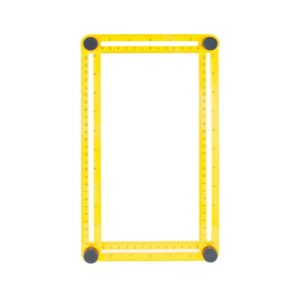 POWERTEC Universal Angle Template Tool 10 in. Optimized Plastic Angle-Izer Multi-Angle Ruler Easy One Hand Utility Ultra Precise