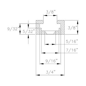 POWERTEC 24 in. Double-Cut Profile Universal T-Track with Predrilled Mounting Holes (4-Pack)
