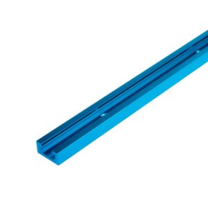 POWERTEC 48 in. Double-Cut Profile Universal T-Track with Predrilled Mounting Holes (4-Pack)