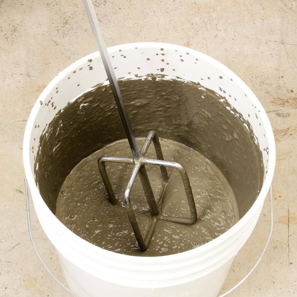 QEP 24 in. Professional Chrome-Plated Steel Thinset and Grout Mixing Paddle for Corded Drills