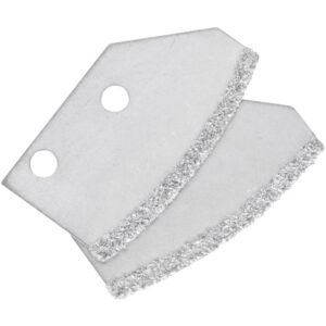 QEP Professional Handheld Grout Saw with Blade Storage and 2 Blades for Cleaning, Stripping and Removing Grout
