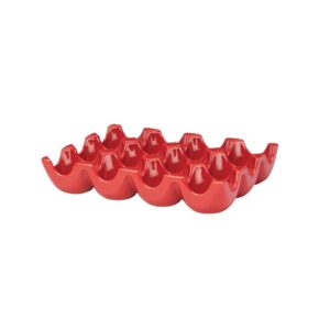 Rachael Ray 12-Cup Egg Tray in Red