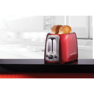 Brentwood Appliances 2-Slice Red Extra-Wide Slot Toaster