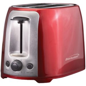 Brentwood Appliances 2-Slice Red Extra-Wide Slot Toaster