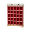 Glitzhome 25 in. H Countdown to Christmas Wood and Metal Advent Calendar Decor