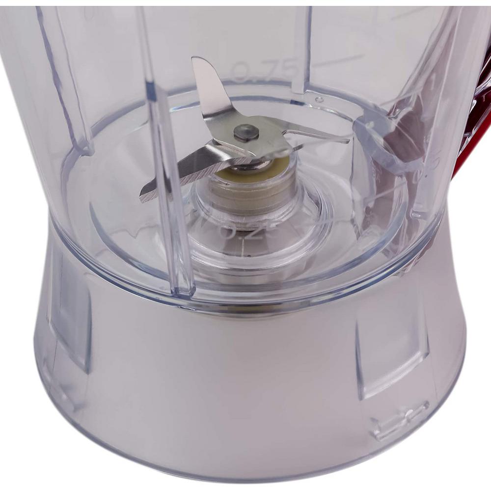 Ovente 2-Speed Professional Blender with Pulse Operation, 50 oz 400-Watts, Stainless Steel Blades, Red