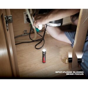 Milwaukee 325-Lumen LED Aluminum Flashlight with Holster