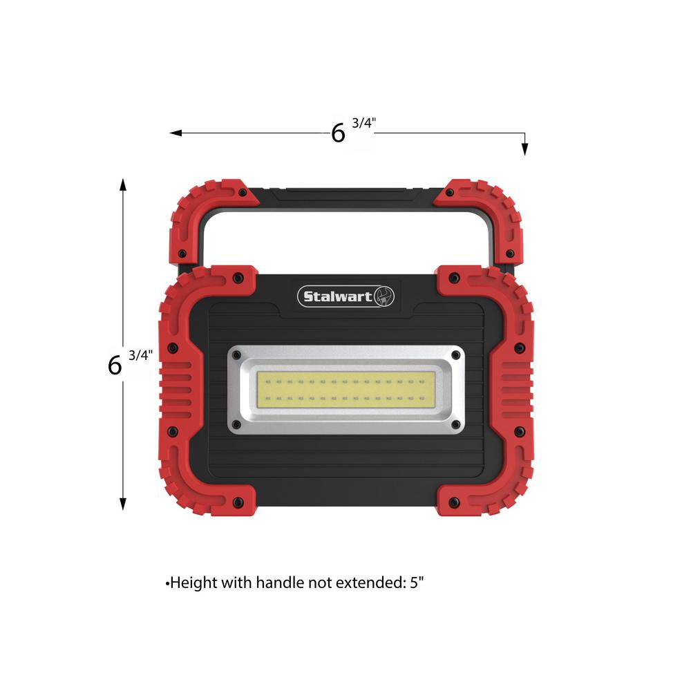 Stalwart 450 Lumens LED Work Light with Rotating Handle