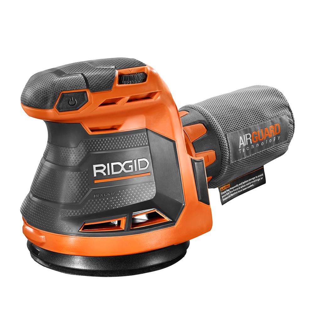 RIDGID 18-Volt Cordless 5 in. Random Orbit Sander (Tool Only)