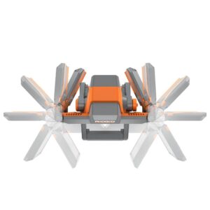 RIDGID 18-Volt Hybrid Folding Panel Light with 18-Volt Lithium-Ion 2.0 Ah Battery and Charger Kit