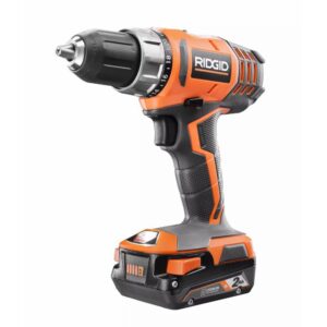 RIDGID 18-Volt Lithium-Ion Cordless 2-Speed 1/2 in. Compact Drill/Driver Kit with 2 Ah Battery, Charger, and Tool Bag