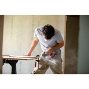 RIDGID 18-Volt SubCompact Lithium-Ion Cordless Brushless 3 in. Multi-Material Saw (Tool Only) with (3) Cutting Wheels