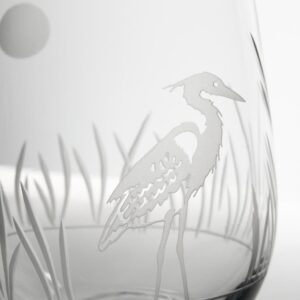 Rolf Glass Heron 16 oz. Beer Mug (Set of 4)