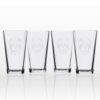 Rolf Glass Sugar Skull 16 oz. Pint Glass (Set of 4)
