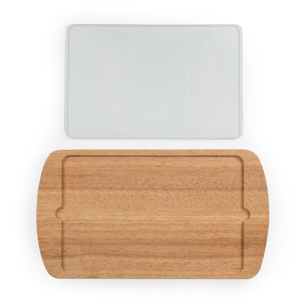Picnic Time Billboard Glass Top Serving Tray