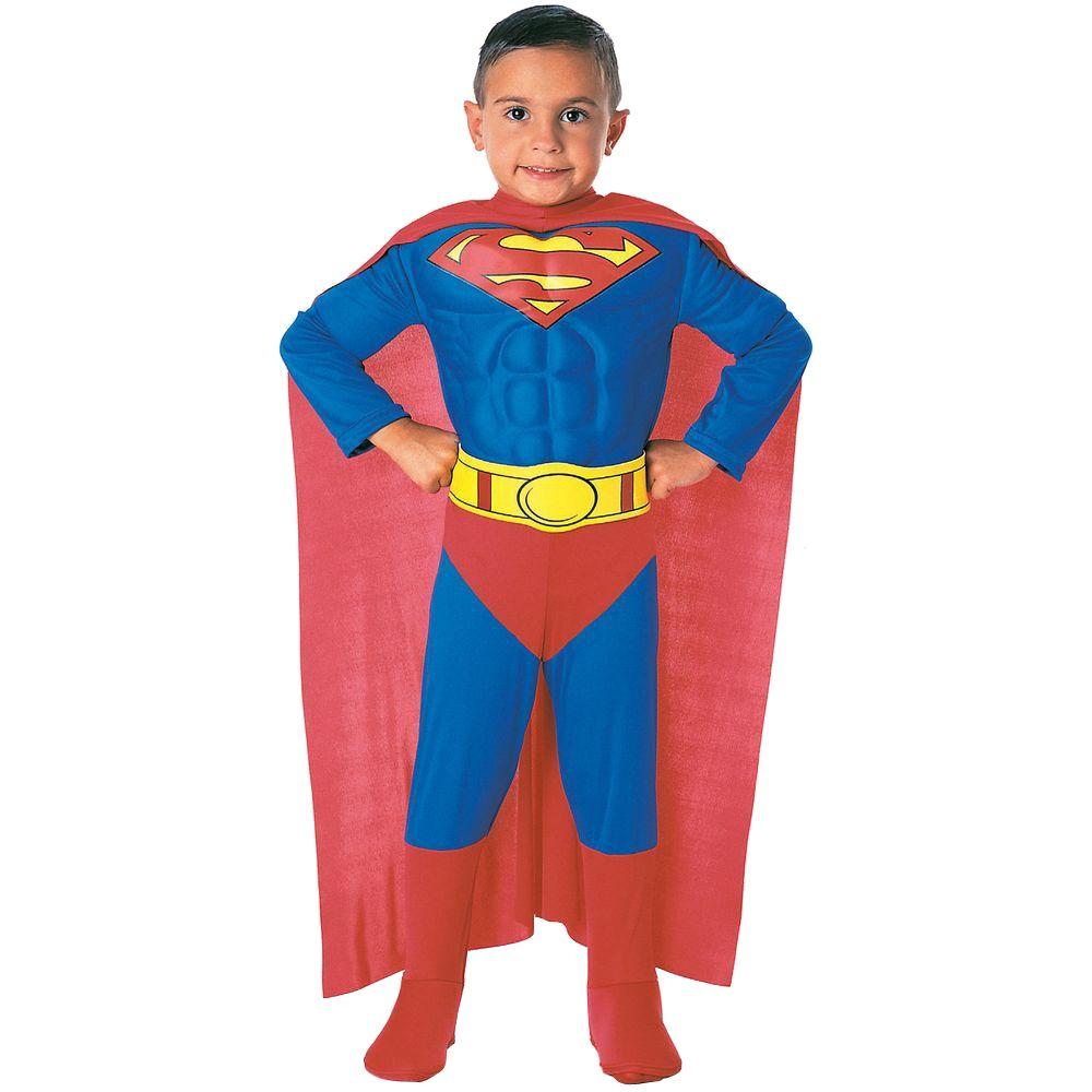 Rubie's Costumes 4T Deluxe Muscle Chest Superman Toddler Costume