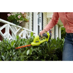RYOBI Reconditioned ONE+ 18-Volt Lithium-Ion Cordless Grass Shear and Shrubber Trimmer - 1.3 Ah Battery and Charger Included