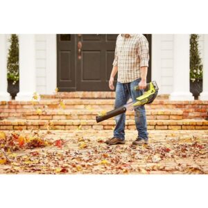 RYOBI Reconditioned ONE+ 100 MPH 280 CFM 18-Volt Lithium-Ion Cordless Leaf Blower - 4.0 Ah Battery and Charger Included