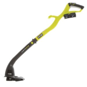 RYOBI ONE+ 18-Volt Lithium-Ion Electric Cordless String Trimmer and Edger - 1.3 Ah Battery and Charger Included