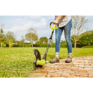 RYOBI ONE+ 18-Volt Lithium-Ion Cordless String Trimmer/Edger - 4.0 Ah Battery and Charger Included