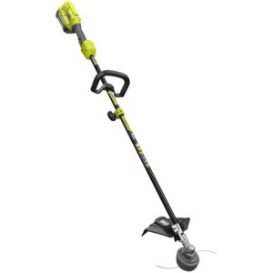 RYOBI 40-Volt Lithium-Ion Cordless Attachment Capable Trimmer/Edger - 4.0 Ah Battery and Charger Included