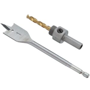 RYOBI Wood/Metal Door Lock Installation Kit