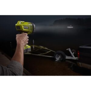 RYOBI 18-Volt ONE+ Hybrid LED Spotlight (Tool Only) with 12-Volt Automotive Cord