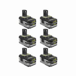 RYOBI 18-Volt ONE+ Lithium-Ion 3.0 Ah LITHIUM+ HP High Capacity Battery (6-Pack)
