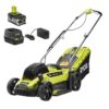 RYOBI 13 in. ONE+ 18-Volt Lithium-Ion Cordless Battery Walk Behind Push Lawn Mower - 4.0 Ah Battery/Charger Included