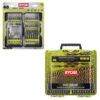 RYOBI Impact Rated Driving Kit (40-Piece) and Titanium Coated Drill Bit Set (58-Piece)