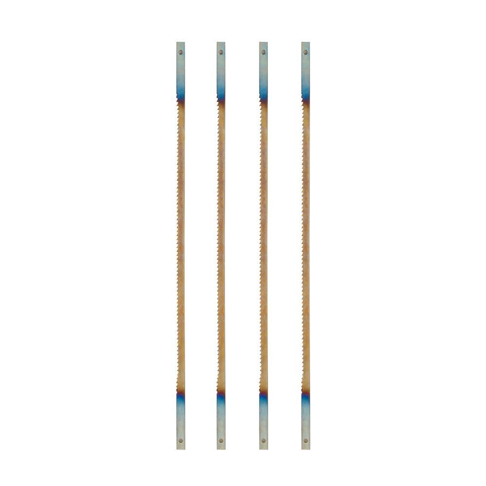 RYOBI 20 Teeth per in. Regular Tooth Scroll Saw Blades (4-Piece)