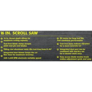 RYOBI 1.2 Amp Corded 16 in. Scroll Saw