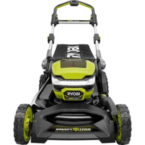 RYOBI 21 in. 40-Volt Brushless Lithium-Ion Cordless SMART TREK Self-Propelled Walk Behind Mower with 6.0Ah Battery and Charger